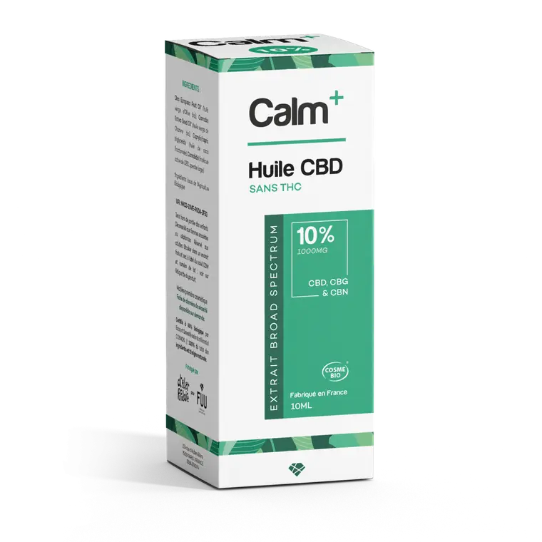 Aperçu public de Calm+ | Huile CBD 10%